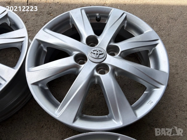 4 броя алуминиеви джaнти за Toyota Yaris-Hybrid 15, снимка 8 - Гуми и джанти - 54466924