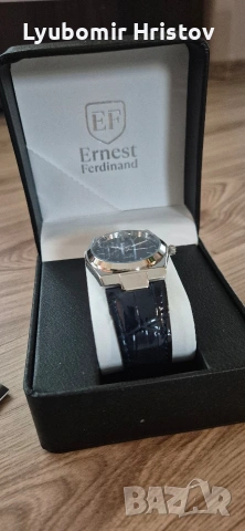 Часовник Ernest Ferdinand , снимка 2 - Мъжки - 54524644