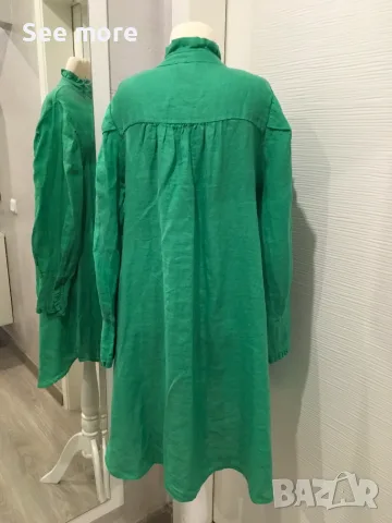 TIFFANI Italy 100% лен рокля S/M, снимка 7 - Рокли - 53573944