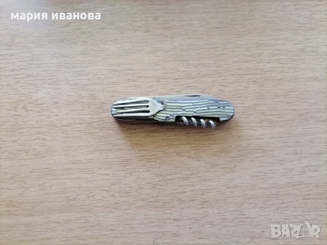 Джобна ножка Буковец 6 инструмента, снимка 3 - Антикварни и старинни предмети - 54933782