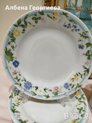 Нежен десертен комплект за кафе KAHLA💐, снимка 4 - Сервизи - 55155111