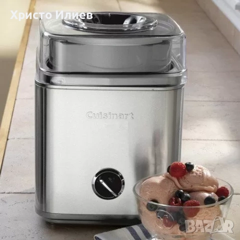 Машина за сладолед и сорбе Cuisinart ICE30BCE 2 литра, снимка 4 - Други - 54831846