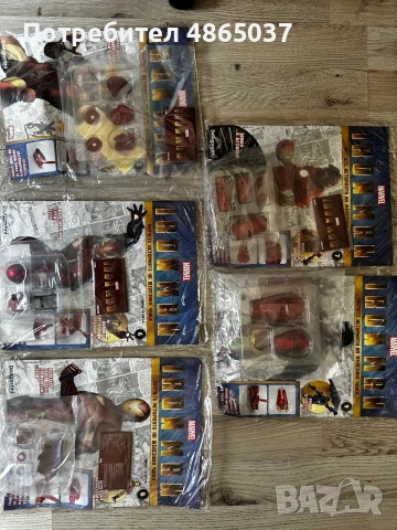 Iron Man DeAgostini 31 броя (5-35) НОВИ Запечатани Marvel Железният човек