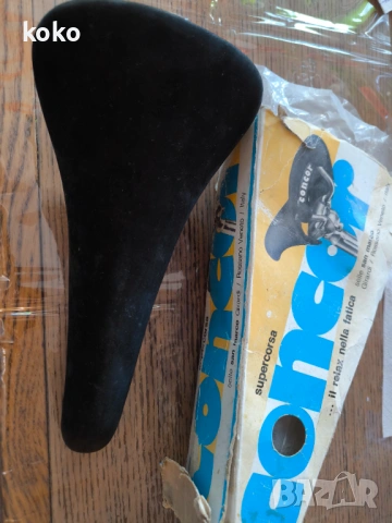 Седалка автентична ретро винтидж Concor supercorsa 3ttt, снимка 3 - Части за велосипеди - 54118868