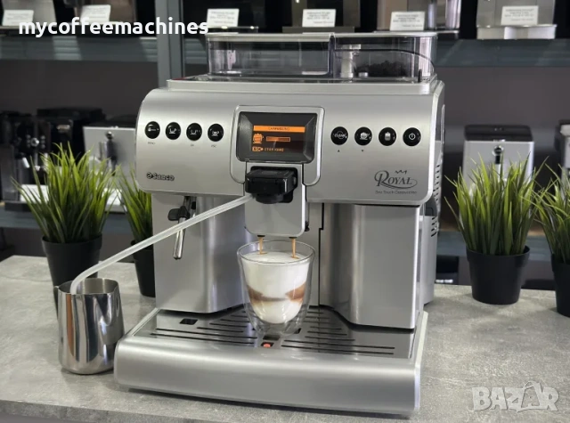 Кафемашина Saeco Royal One Toch Cappuccino, снимка 6 - Кафемашини - 54855532