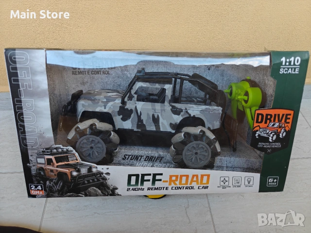 Количка Офроуд Джип с Дистанционно управление с презареждаема батерия