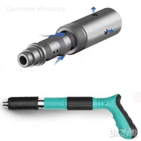 Ръчен пистолет за стоманени пирони пистолет за нитове инструмент за бетонна стена, снимка 2 - Други инструменти - 54445506