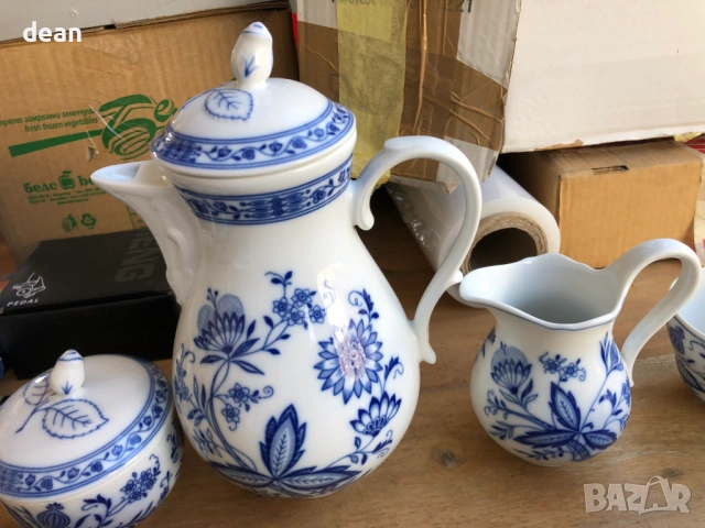Баварски порцеланов сервиз за чай 21 части, снимка 6 - Сервизи - 54509085