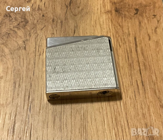 Японска запалка Maruman Halley VS DL-15 silver plated, снимка 2 - Запалки - 54750673