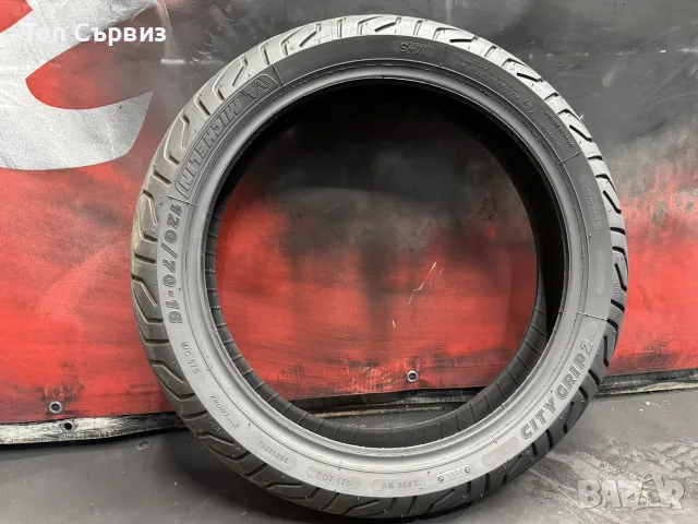 120 70 16, Мото гума, Michelin CityGrip2, снимка 4 - Гуми и джанти - 55446590