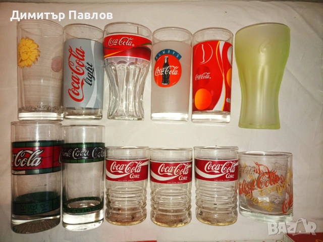 Кока Кола чаши за колекционери coca cola, снимка 8 - Чаши - 32899348