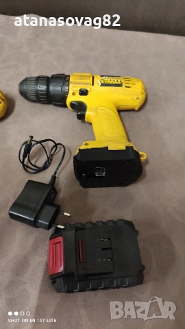 Винтоверт DeWalt с преход и преправени батерии, снимка 2 - Винтоверти - 54403514