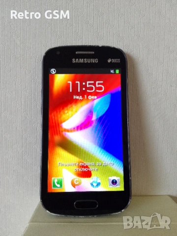 Работещ телефон Samsung S Duos (+USB кабел), 25 €