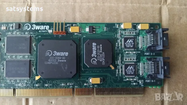 3ware Escalade 8506-4LP 4-Port SATA PCI-X RAID Controller Card, снимка 8 - Други - 55333091