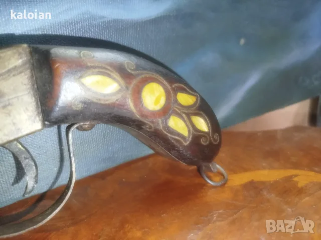 Старинен капсулен пистолет тип „пеперница“ (на английски: pepperbox pistol или pepper-box revolver, снимка 4 - Антикварни и старинни предмети - 55536209