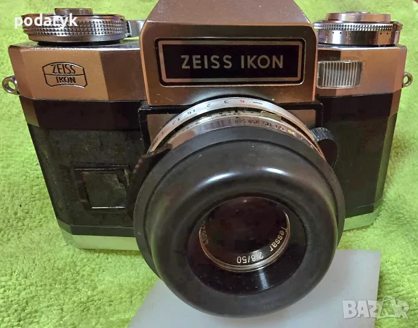 Zeiss Ikon Contaflex Super + Carl Zeiss Tessar 50mm f/2.8 | Винтидж немски фотоапарат, снимка 10 - Фотоапарати - 55511783