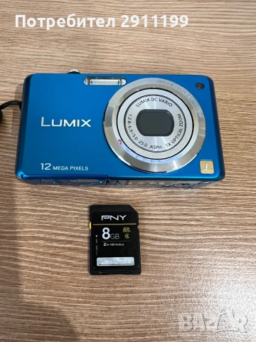 Фотоапарат Panasonic 12 Mp с подаръци, снимка 9 - Фотоапарати - 54657557