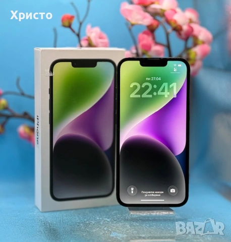 Apple iPhone 14, 128GB, 6GB RAM, 5G, Midnight  , снимка 4 - Apple iPhone - 54344238