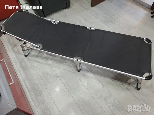 Сгъваем алуминиев шезлонг 188/60см, снимка 11 - Градински мебели, декорация  - 55555274