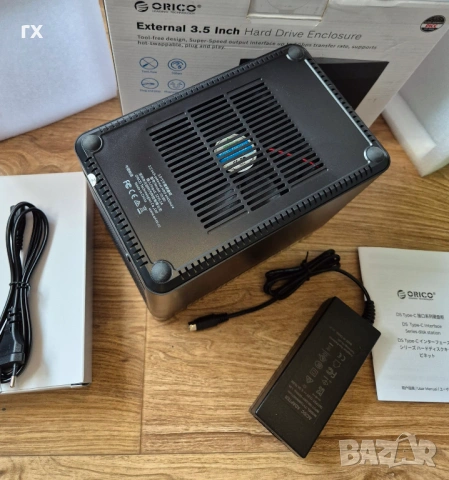 Кутия за 5 хард диска Enclosure 3.5 ORICO DS500C, снимка 5 - Външни хард дискове - 54810404