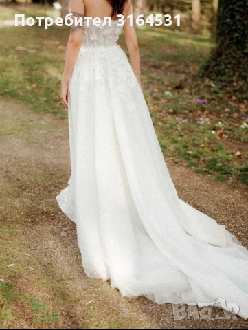 Булчинска рокля, снимка 3 - Сватбени рокли - 54368503