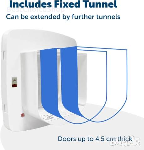 PetSafe магнитна котешка врата делукс с 4 опции за заключване. Staywell Deluxe серия 400, снимка 5 - Други - 54013400