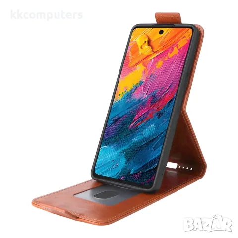 За TCL 50 NxtPaper 5G / 50 Pro NxtPaper 5G / 60 XE Вертикален Кожен Калъф със Стойка, Магнитно Закоп, снимка 5 - Калъфи, кейсове - 55613108