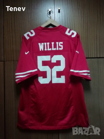 San Francisco 49ers Patrick Willis Nike jersey NFL оригинална тениска джърси XL-2XL