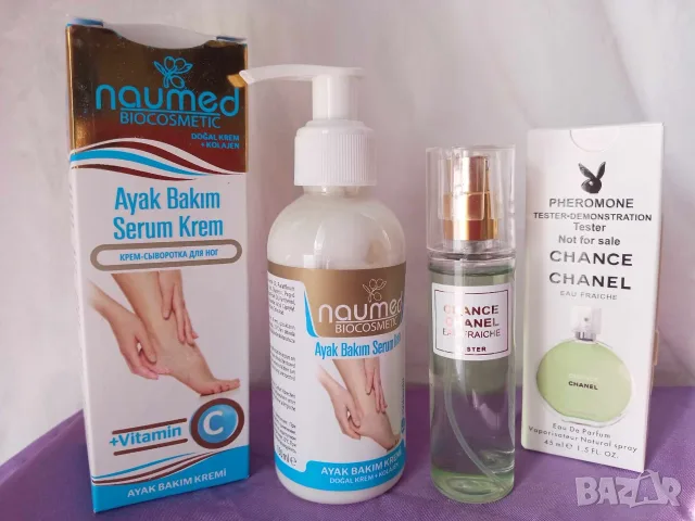 Промо комплект 993 - парфюм Chance Chanel 45 ml. и серум за крака