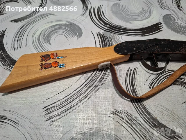 Ретро детска пушка двуцевка, снимка 6 - Други - 55424994
