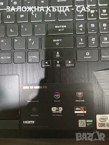 Геймърски лаптоп ASUS TUF Gaming F15 – Отлично състояние, снимка 6 - Лаптопи за игри - 54255696