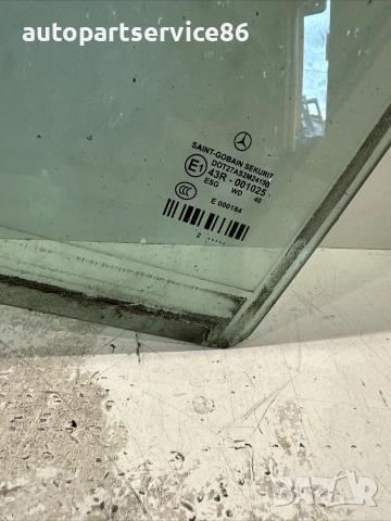 Стъкло за задна лява врата за Mercedes W212 2.2 CDI (2012) , снимка 2 - Части - 55175983