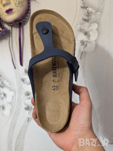 чехли Birkenstock Gizeh Birko-Flor номер 43 , снимка 9 - Мъжки сандали - 54512154