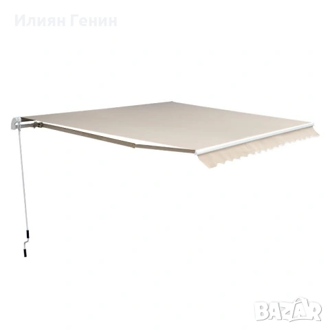 Сгъваема тента Outsunny, регулируема скоба, тента за вътрешен двор, 4,5 x 3 м, снимка 4 - Градински мебели, декорация  - 54797054