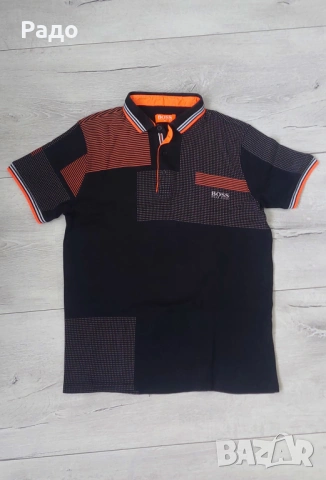 Hugo Boss / M / Made in Germany / мъжка тениска с яка