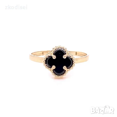 Златен дамски пръстен Van Cleef 1,58гр. размер:55 14кр. проба:585 модел:42875-1