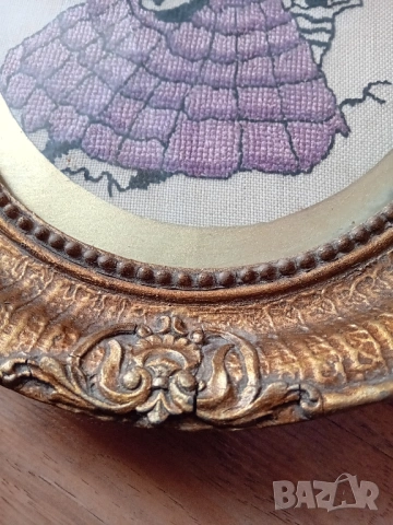 Старинен гоблен, снимка 4 - Антикварни и старинни предмети - 54191136