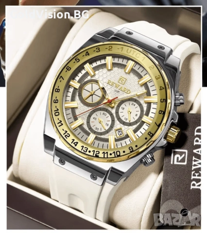 Мъжки часовник REWARD VIP – White, снимка 3 - Мъжки - 54247720