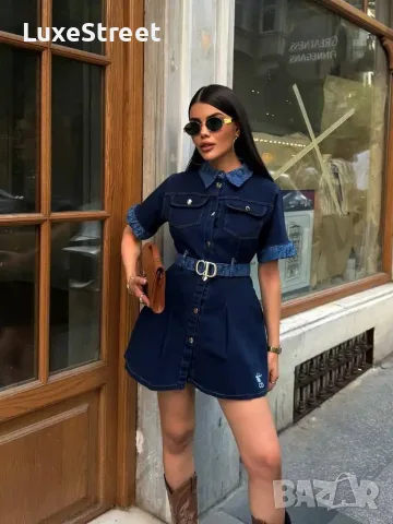 Dior 🤍Дънкова Рокля 