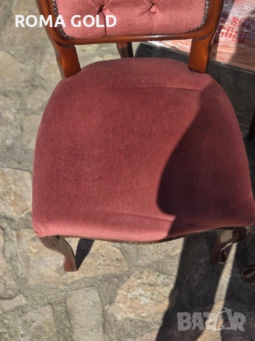 Комплект столове, маса и две кресла, снимка 5 - Маси - 54217562