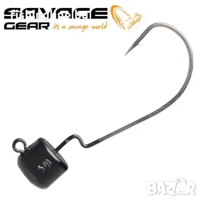 Savage Gear SG Ned EWG Jighead 5/0, 10 грама, 3 броя в опаковка Matt Black – джиг глава за Ned Rig