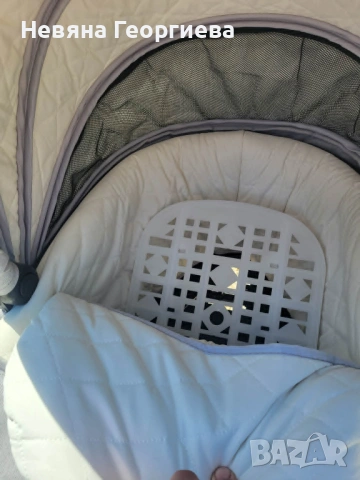 KIKKA BOO Комбинирана количка 3в1 IRENE LIGHT GREY, снимка 4 - Детски колички - 54778602