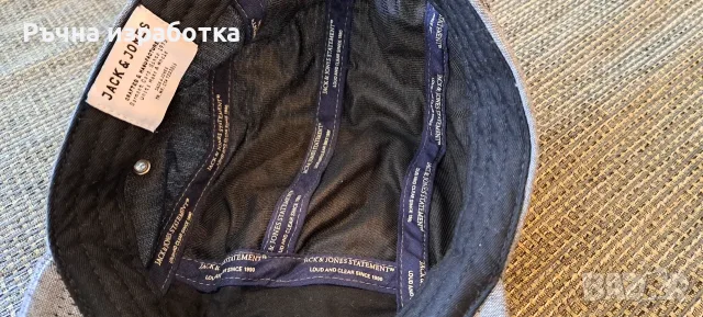 НОВО jack&jones шапка с козирка баисболна сива лятна шапка, снимка 4 - Шапки - 55595329