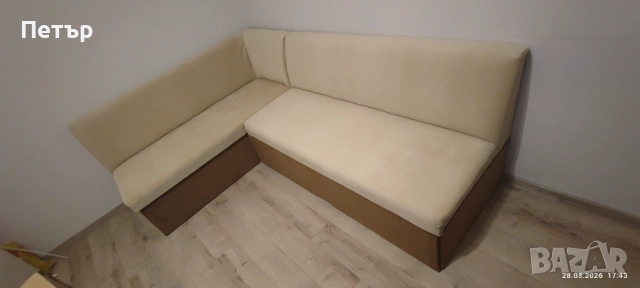 Продавам кухненски ъгъл--нов , снимка 2 - Дивани и мека мебел - 54703727