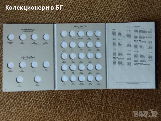ЧИСТО НОВ АЛБУМ ЗА МОНЕТИ ОТ 1 ЦЕНТ-САЩ  ❗1️857-1909 ГОДИНА❗, снимка 3 - Нумизматика и бонистика - 55616315
