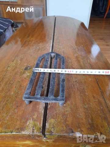 Стара скара за ютия на жар,поставка за ютия #2, снимка 3 - Други ценни предмети - 53963586