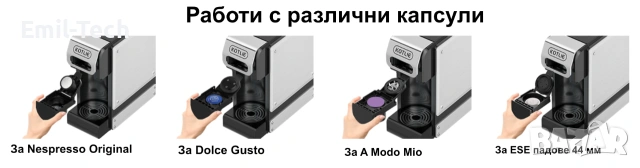 Кафемашина KOTLIE 5-в-1 + подарък метална чаша 550 мл, снимка 3 - Кафемашини - 55013083