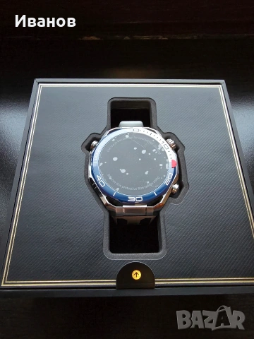 ЧИСТО НОВ!!! Смартчасовник Huawei Watch Ultimate 2 Blue, снимка 2 - Смарт гривни - 54510458