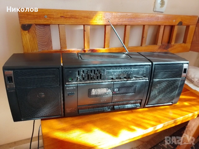 Радиокасетофон "SONY CFS-W410L" 1987г, "25€"!+Доставка!, снимка 2 - Радиокасетофони, транзистори - 54702318