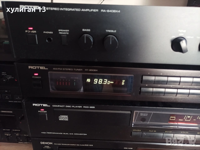 Продавам СД плеар Rotel RCD-855 и усилвател Rotel RA-840BX4, снимка 2 - Ресийвъри, усилватели, смесителни пултове - 53980587